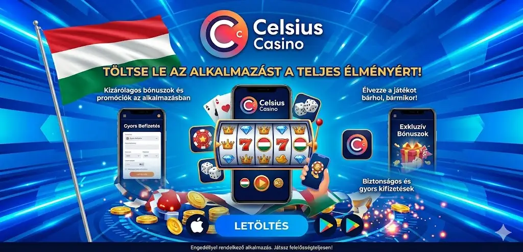 Celsius Casino App – iOS és Android alkalmazás